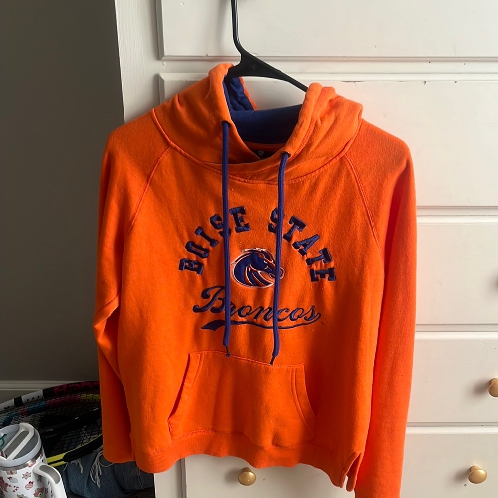 Colosseum Orange Boise State Broncos Hoodie